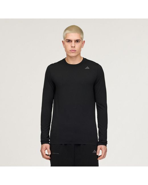 Adidas Black X Entire Studios Uniform Long Sleeve T-Shirt for men
