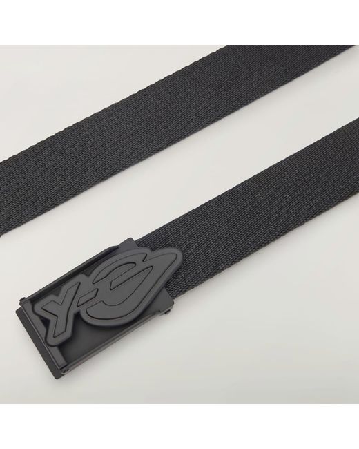 Adidas Black Y-3 Graphic Logo Belt