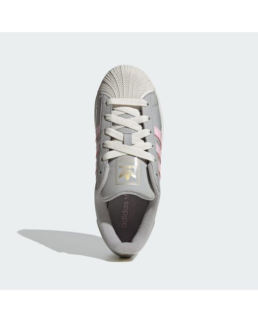 Adidas Gray Superstar Shoes