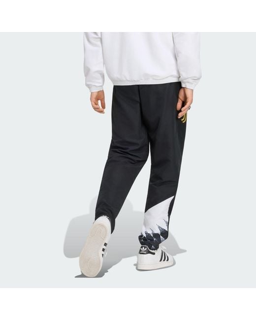 Adidas Black Juventus Turin Stadium Track Pants for men