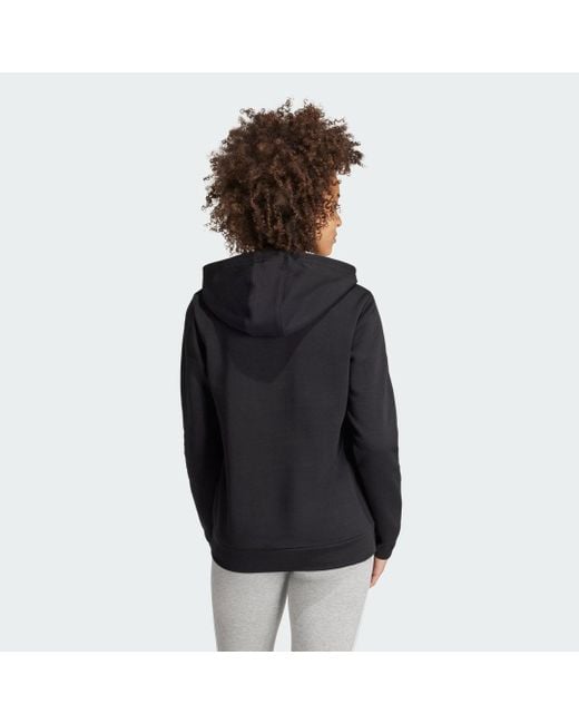 Felpa Con Cappuccio Camo Graphic di Adidas in Black