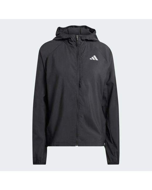 Adidas Black Running Adi365 Running Essentials Jacket Ka4339