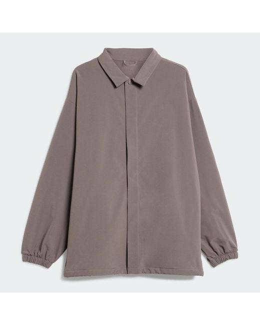 Adidas Brown Basketball Coach Jacket
