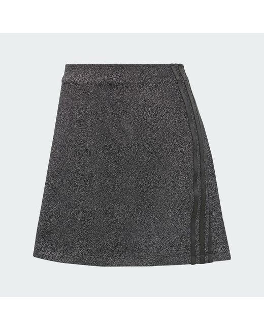 Adidas Gray Originals Lurex Mini Skirt