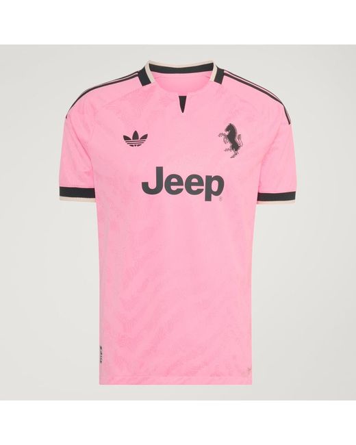 Adidas Pink Juventus 26/27 Away Authentic Jersey for men