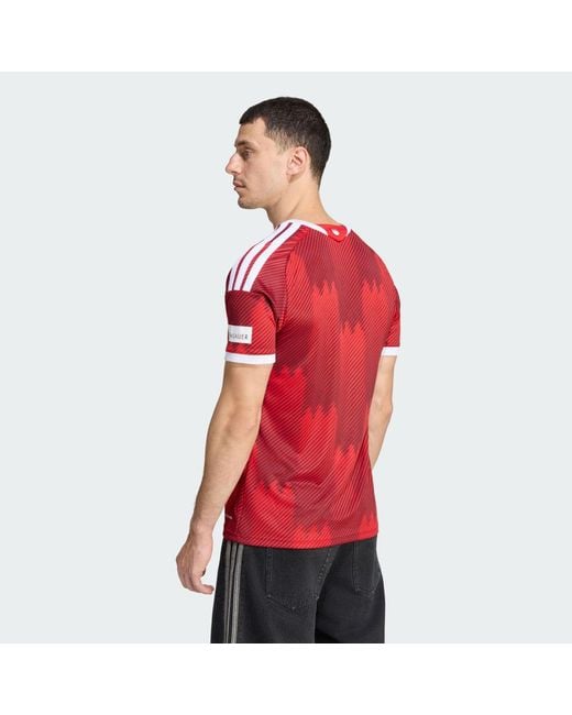 Adidas Red 1. Fc Nuremberg 26/27 Home Jersey for men