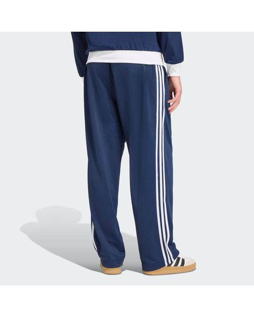 Adidas Blue Adicolor Loose Tracksuit Bottom for men