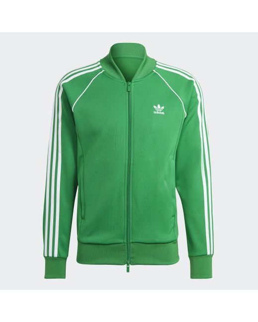 Adidas Green Adicolor Classics Sst Track Jacket for men