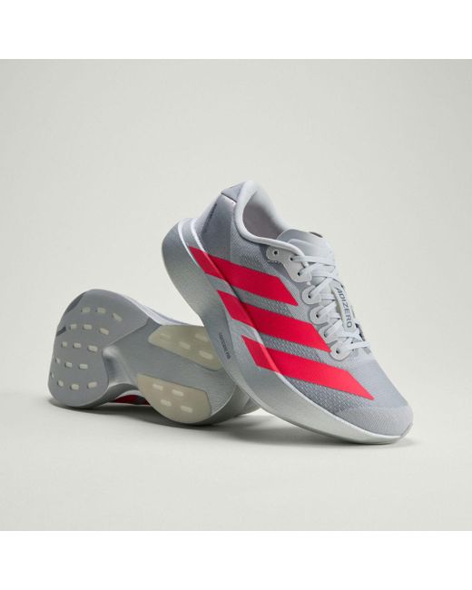 Adidas Gray Adizero Evo Sl Shoes