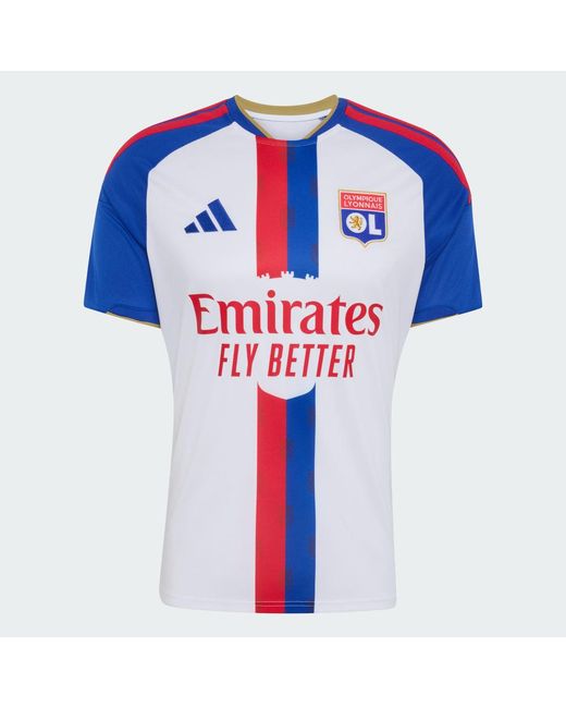 Adidas Blue Olympique Lyonnais 26/27 Home Jersey for men