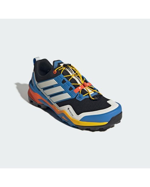 Adidas Originals Blue Terrex Skychaser Gore-Tex Hiking Shoes for men