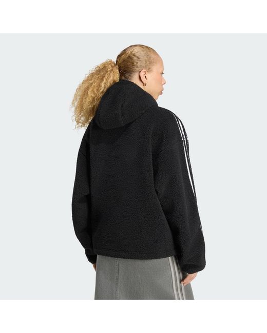 Adidas Black Originals By Jennie Fleece Hoodie Jacket