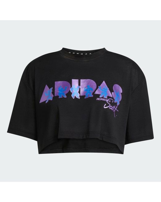 T-Shirt X Jeremy Scott di Adidas in Black