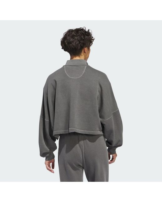 Felpa Essentials+ di Adidas in Gray