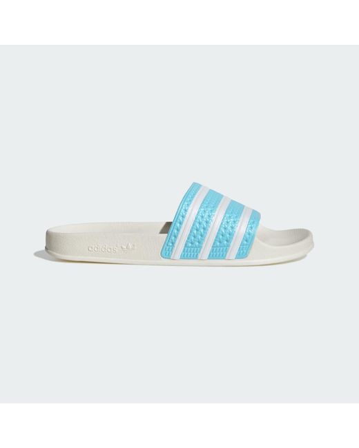 Adidas Blue Adilette Slides for men