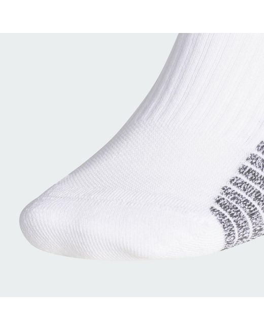 Adidas White Crew Socks for men