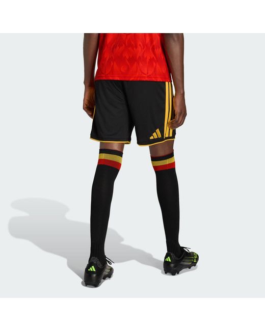 Adidas S Belgium Home Shorts World Cup 2026 Black/gold L for men