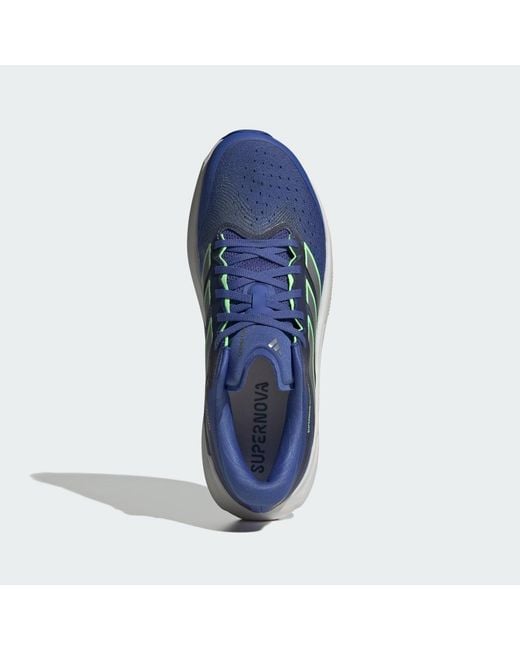 Adidas Blue Supernova Solution 3 Running Shoes for men