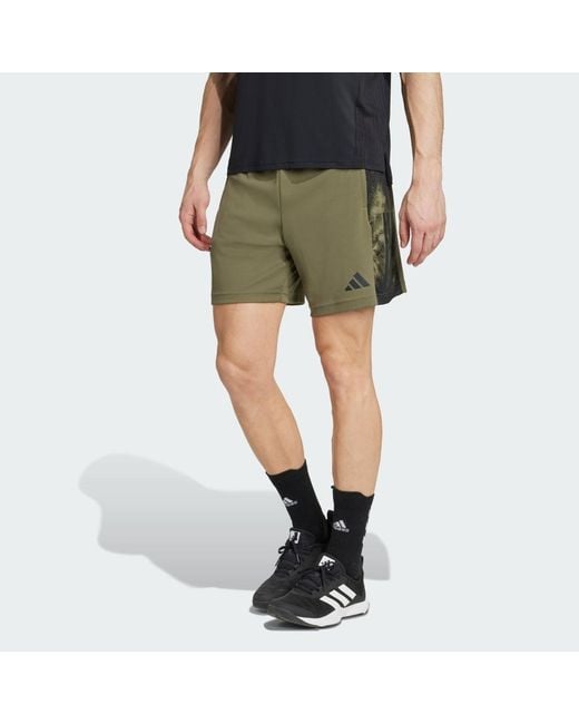 Adidas Green Train Essentials Seasonal 3-Stripes Short for men