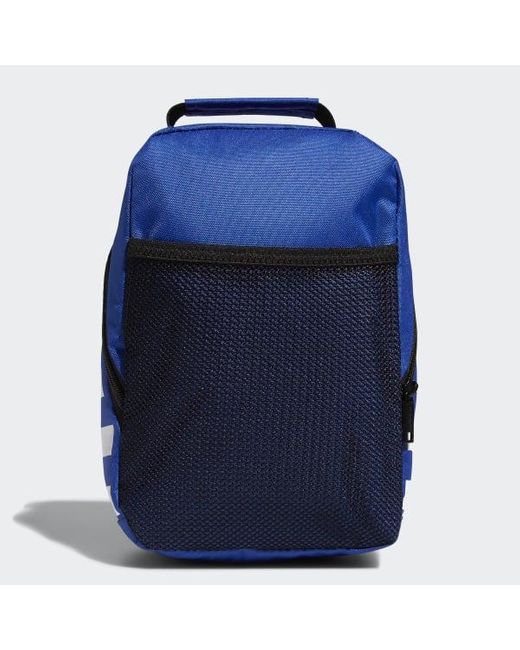 blue adidas lunch bag
