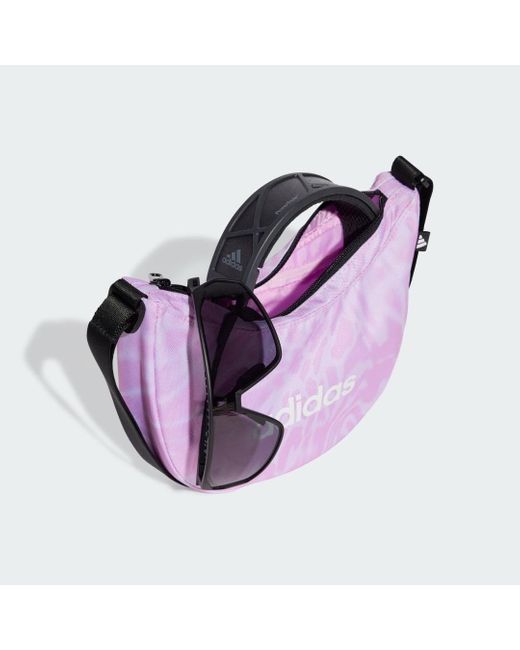 Adidas Purple Linear Graphics Organizer Tasche