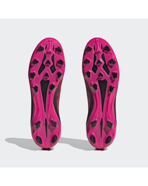 Adidas Purple X Speedportal.3 Laceless Firm Ground Boots