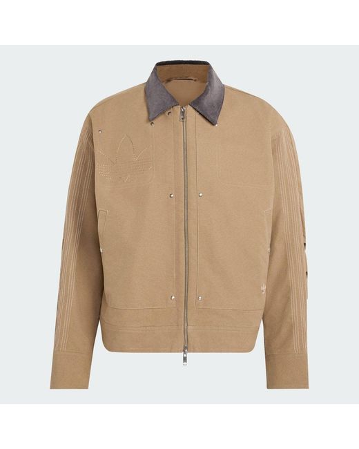Adidas Natural Premium Essentials Bomber Jacket for men