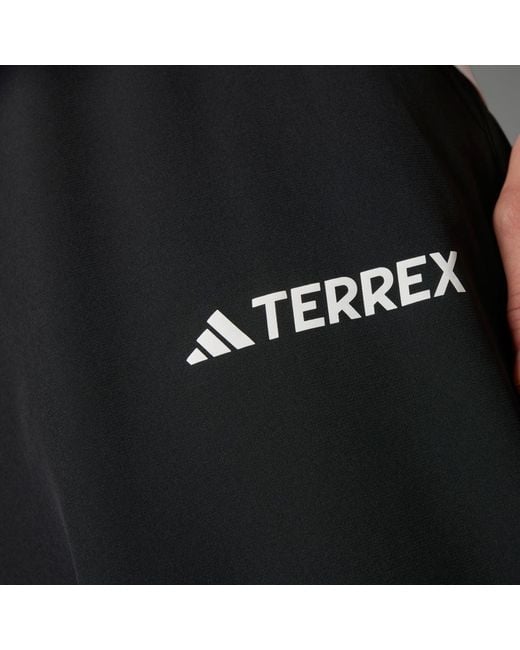 Adidas Black Terrex Multi Liteflex Tracksuit Bottoms for men