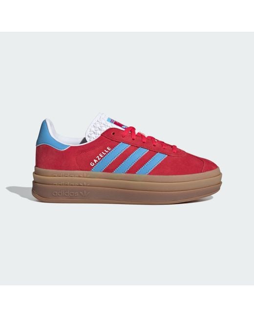 adidas gazelle silver green womens WMNS adidas Gazelle Bold Shoes Better Scarlet main image 0