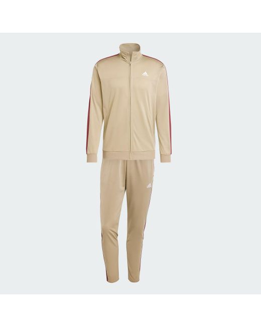 Adidas Natural Sportswear Small Logo Tricot Colorblock Track Suit for men