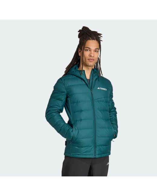 Chaqueta Ligera De Plumón Con Capucha Terrex Multi Climawarm Adidas de hombre de color Green