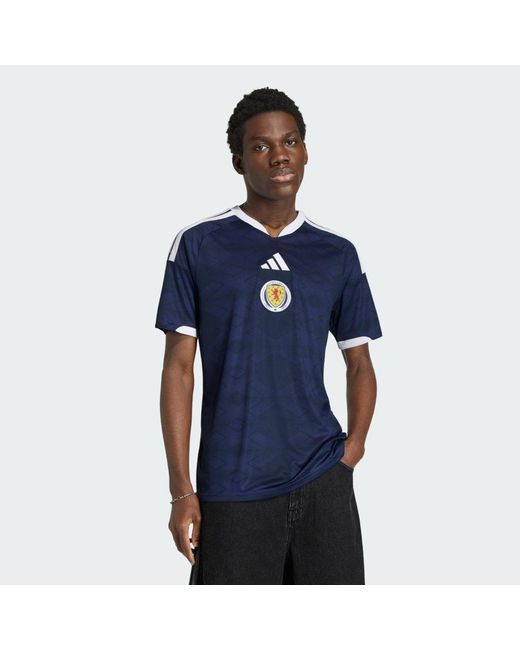 Adidas Blue Scotland 26 Home Jersey for men