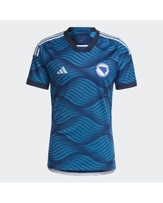 Adidas Blue Bosnia 22 Home Jersey for men