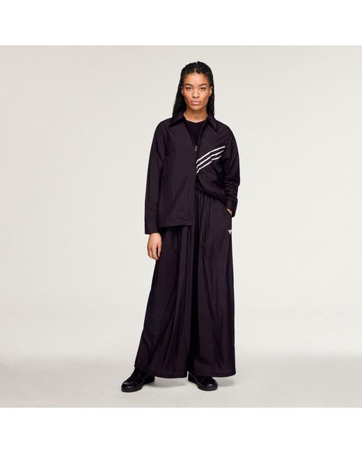 Adidas Black Y-3 Raw Edge 3 Stripes Shirt