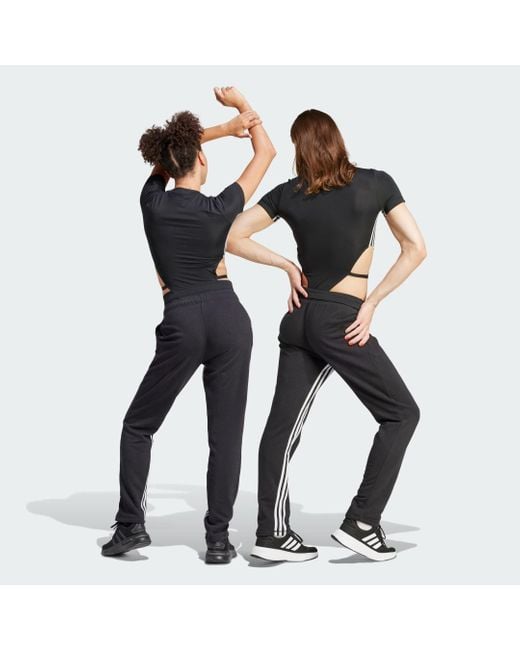 Pantaloni Dance All-Gender Versatile French Terry di Adidas in Black