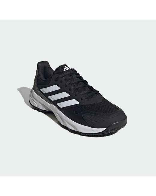 Adidas Blue Courtjam Control 3 Clay Tennis Shoes for men