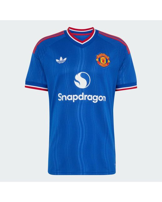 Adidas Blue Manchester United 26/27 Away Jersey for men