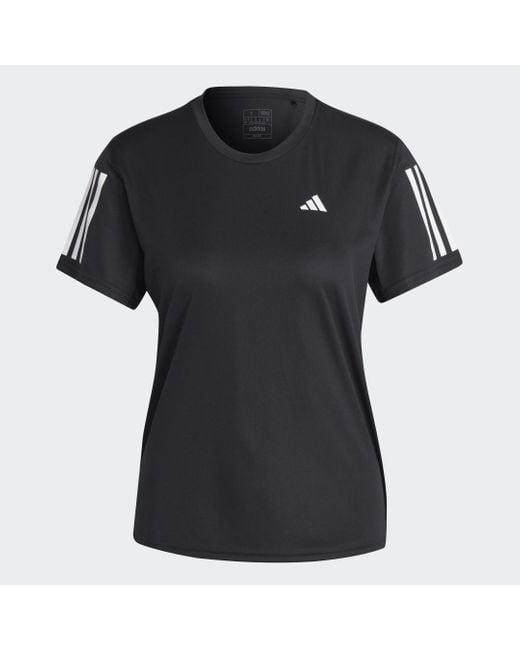 Adidas Black Own The Run T-shirt