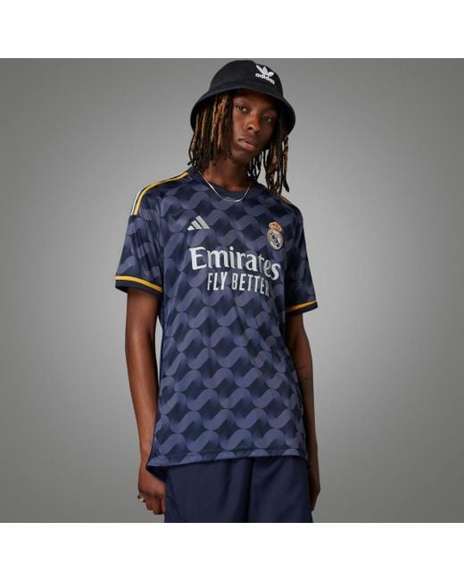 Camiseta segunda equipación Real Madrid 23/24 Adidas de hombre de color Blue