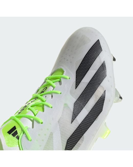 adidas X Crazyfast+ Soft Ground Boots in Green | Lyst UK