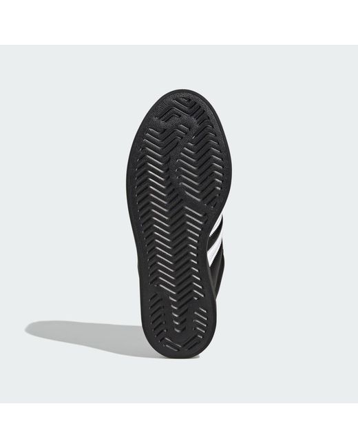 Adidas Black Superstar Stack Shoes
