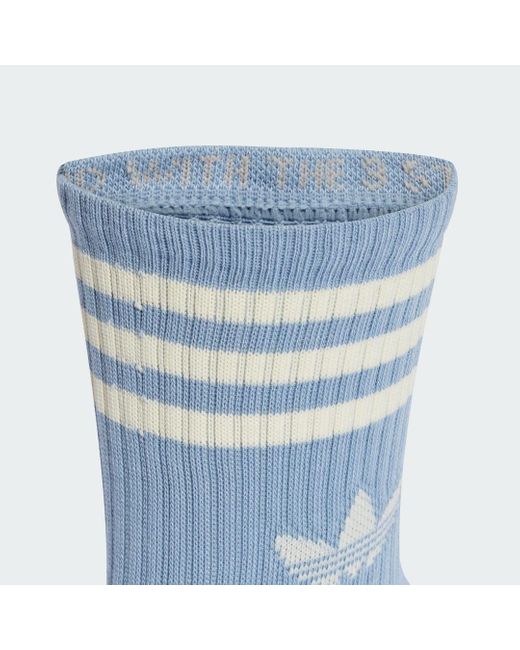 Calcetines Clásicos 3 Bandas Adidas de color Blue