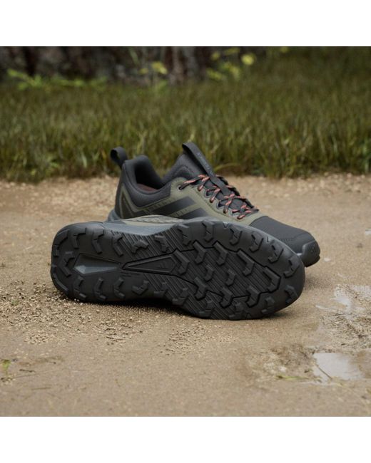 Adidas Black Terrex Tracefinder 2 Climaproof Trail Running Shoes for men