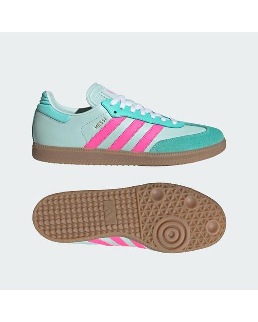 Adidas Blue Samba Messi Boots for men
