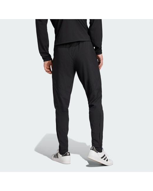Adidas Black Tiro 25 Competition Vis Tech Travel Pants for men