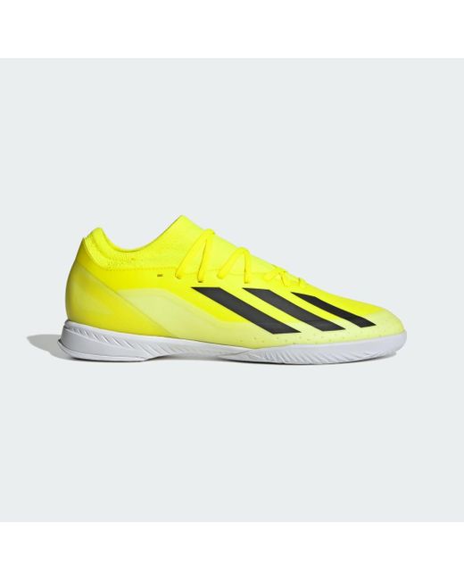Adidas Yellow X Crazyfast League Indoor Boots