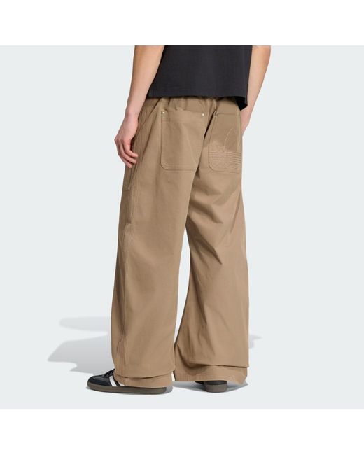 Adidas Natural Premium Essentials Wide Trousers for men