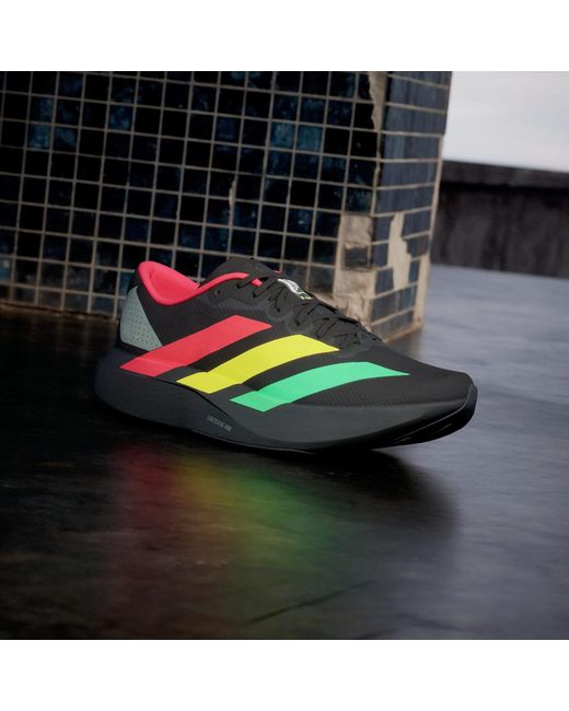 Adidas Blue Jamaica 26 X Bob Marley Adizero Evo Sl Shoes for men