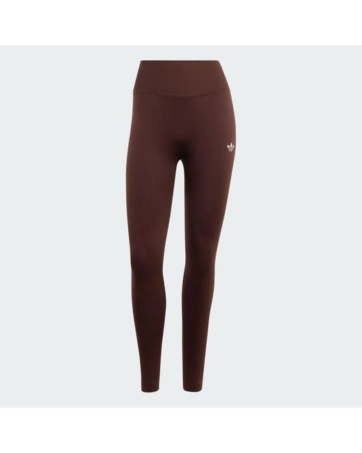 Adidas Red Essentials Seamless Leggings