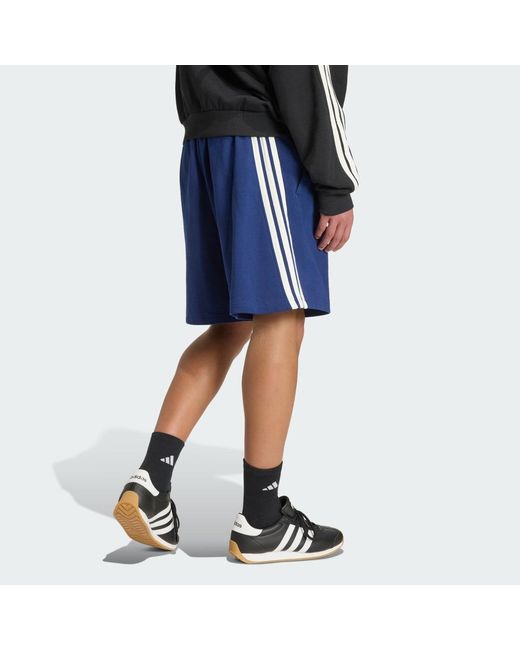 Adidas Originals Blue Kit 3-Stripes Short for men